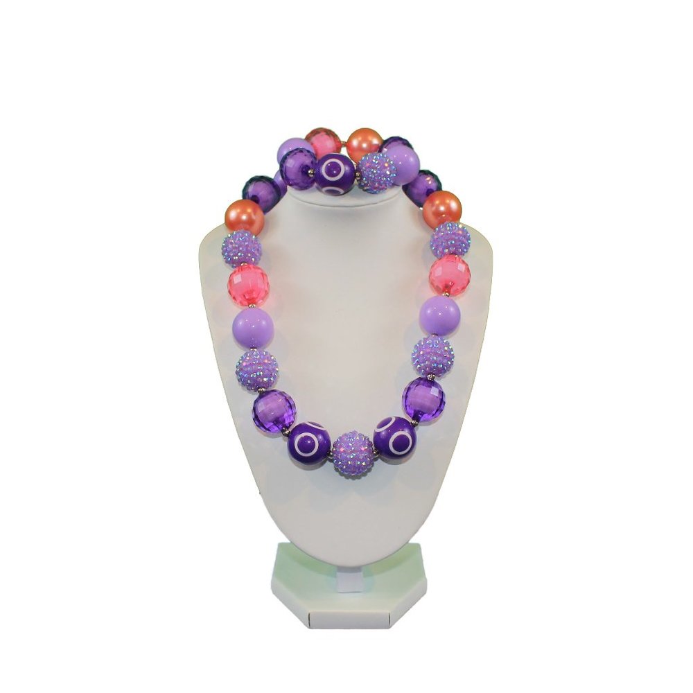 Chunky Bubble Gum Necklace/Bracelet Set